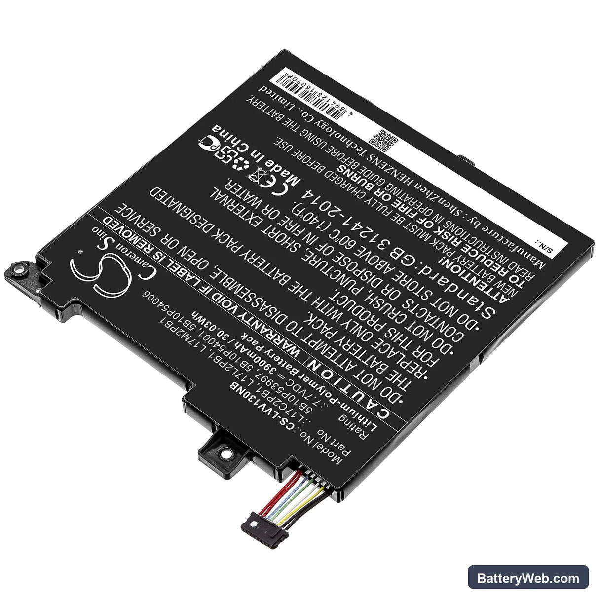Lenovo V330-14IKB Replacement Battery, 7.7V, 3900mAh, Li-Polymer 2