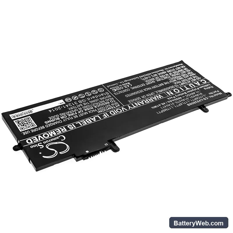 Lenovo ThinkPad X280 Replacement Battery, 11.46V, 4050mAh, Li-Polymer 2