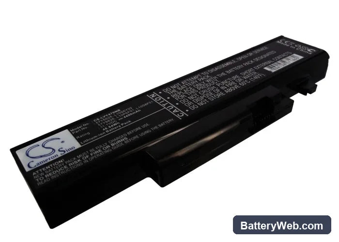 Lenovo IdeaPad Y470 Replacement Battery, 11.1V, 4400mAh, Li-ion 2
