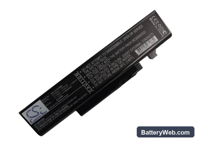 Lenovo IdeaPad Y470 Replacement Battery, 11.1V, 4400mAh, Li-ion 5