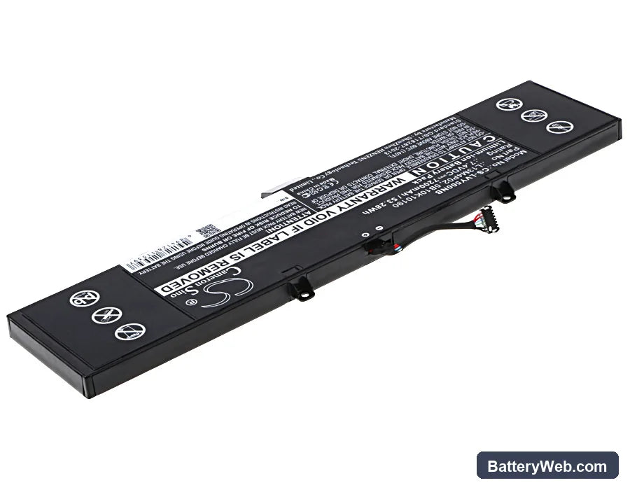Lenovo Erazer Y50 Replacement Battery, 7.4V, 7200mAh, Li-ion 2