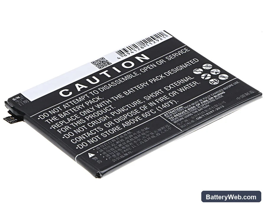 Lenovo Zuk Z1 Replacement Battery, 3.8V, 4000mAh, Li-Polymer 3