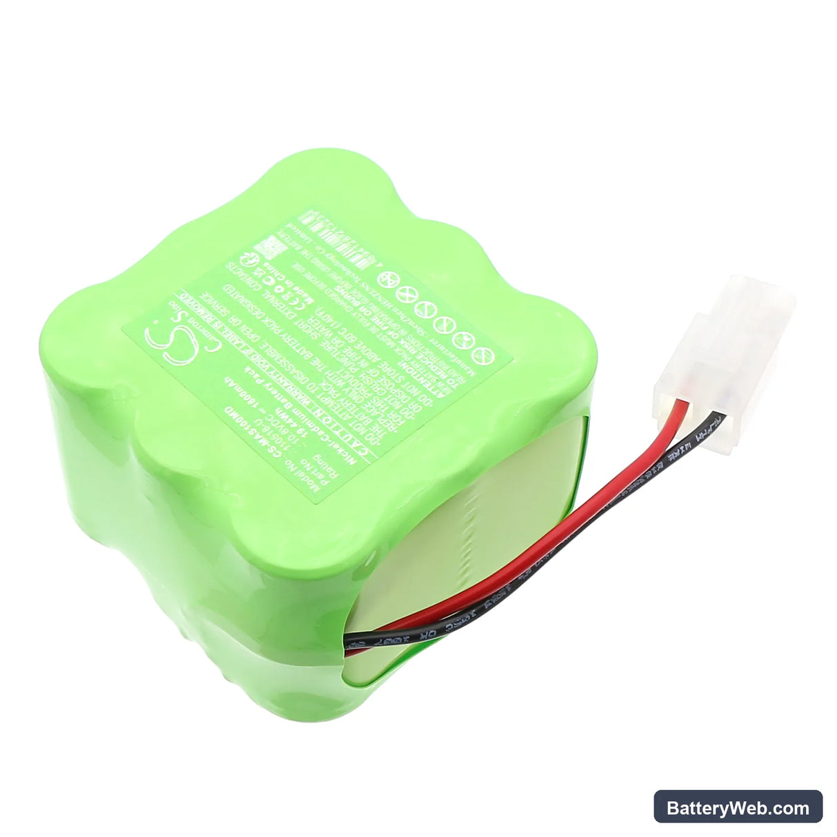 BioControl Air Sampler MAS-100 Replacement Battery, 10.8V, 1800mAh, Ni-CD 2