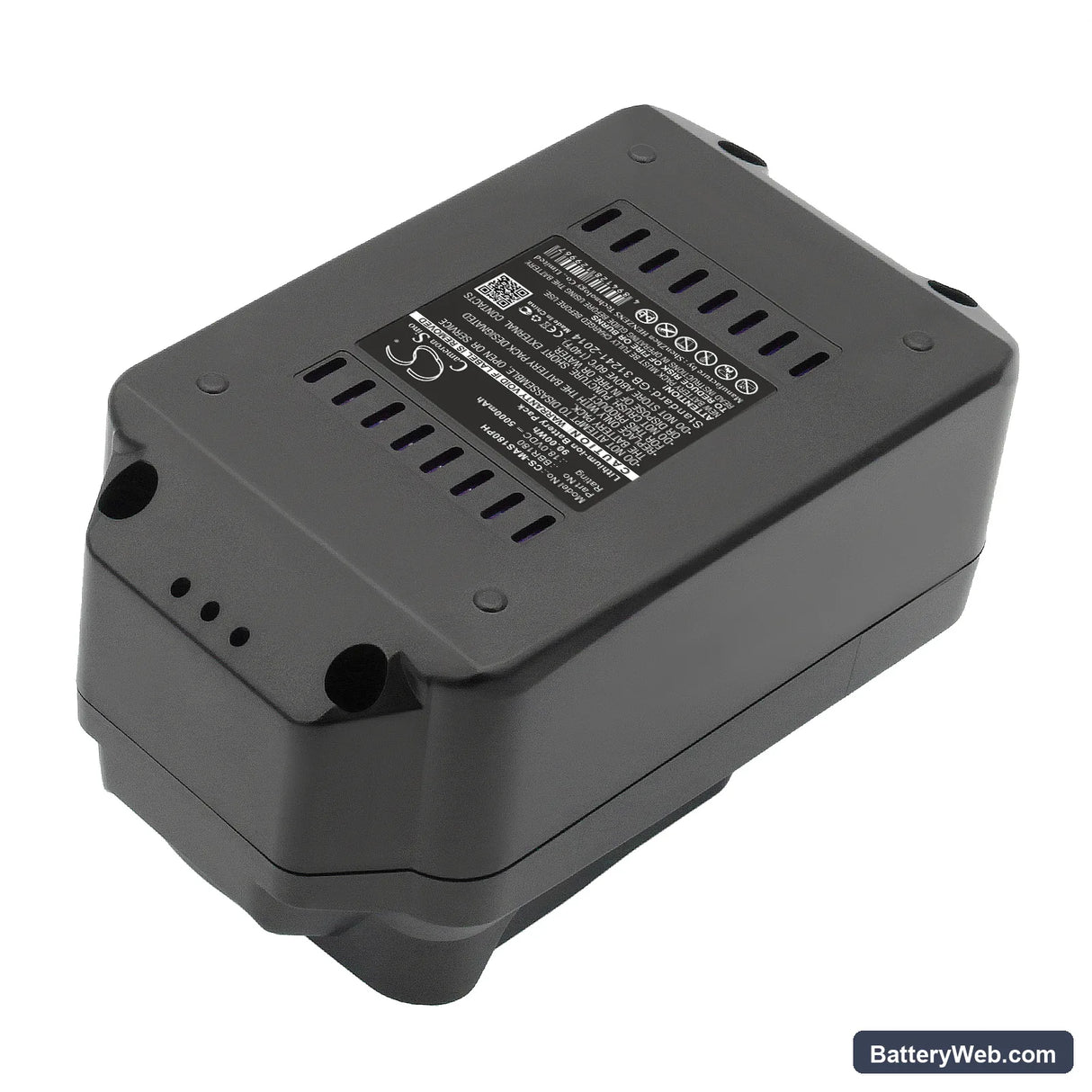 Meister Craft MAS180 Replacement Battery, 18V, 5000mAh, Li-ion 2