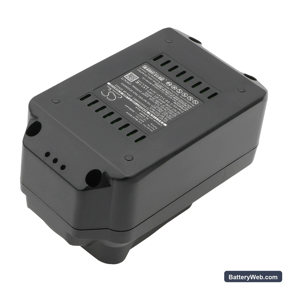 Meister Craft MAS180 Replacement Battery, 18V, 3000mAh, Li-ion 2