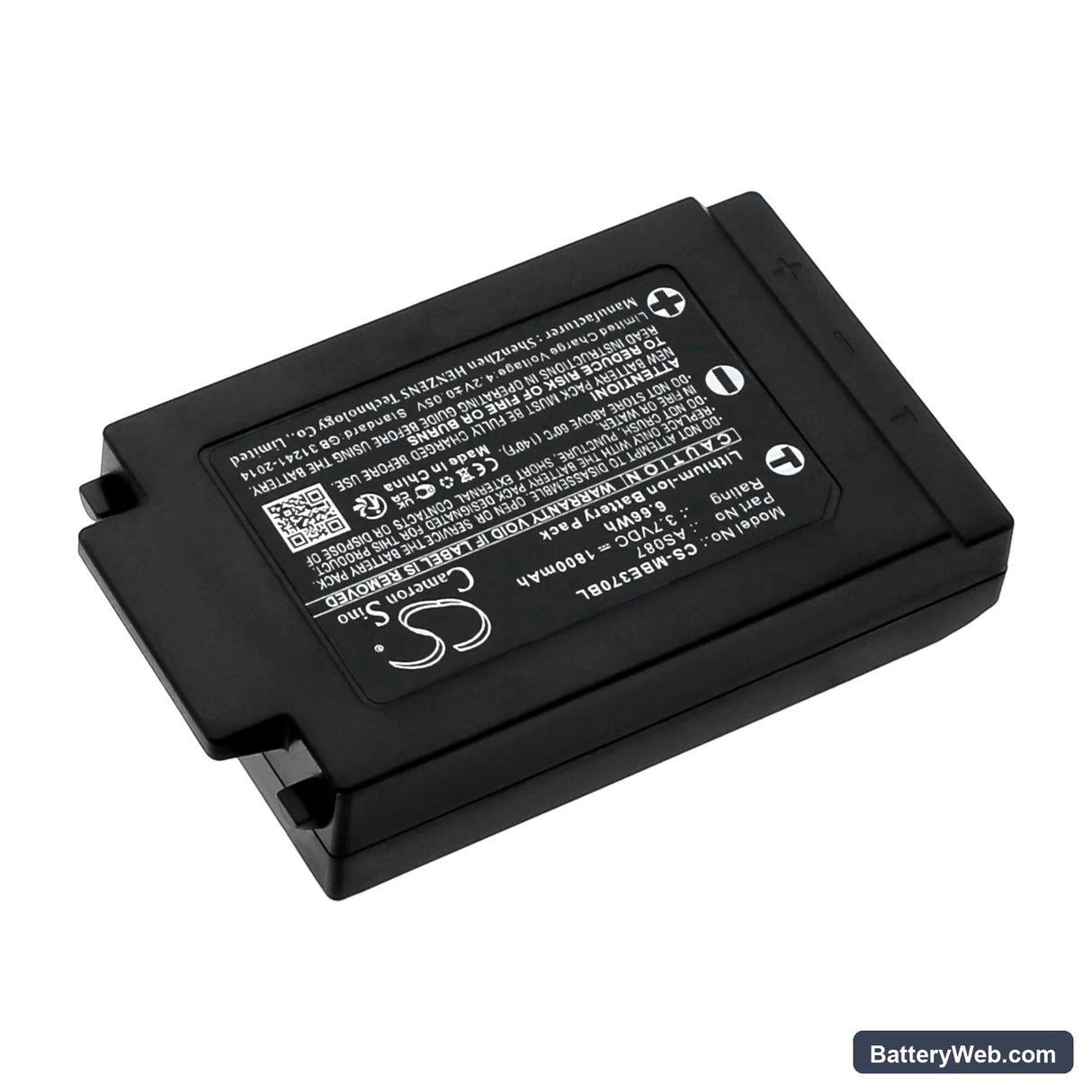 IMET WAVE2 Replacement Battery, 3.7V, 1800mAh, Li-ion 2