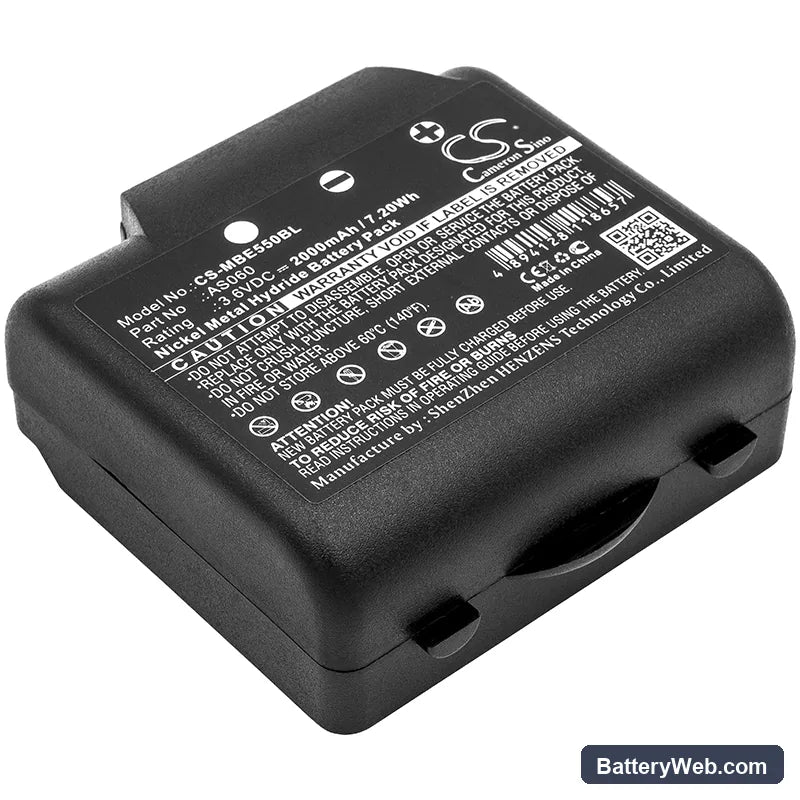 IMET ARES Replacement Battery, 3.6V, 2000mAh, Ni-MH 1