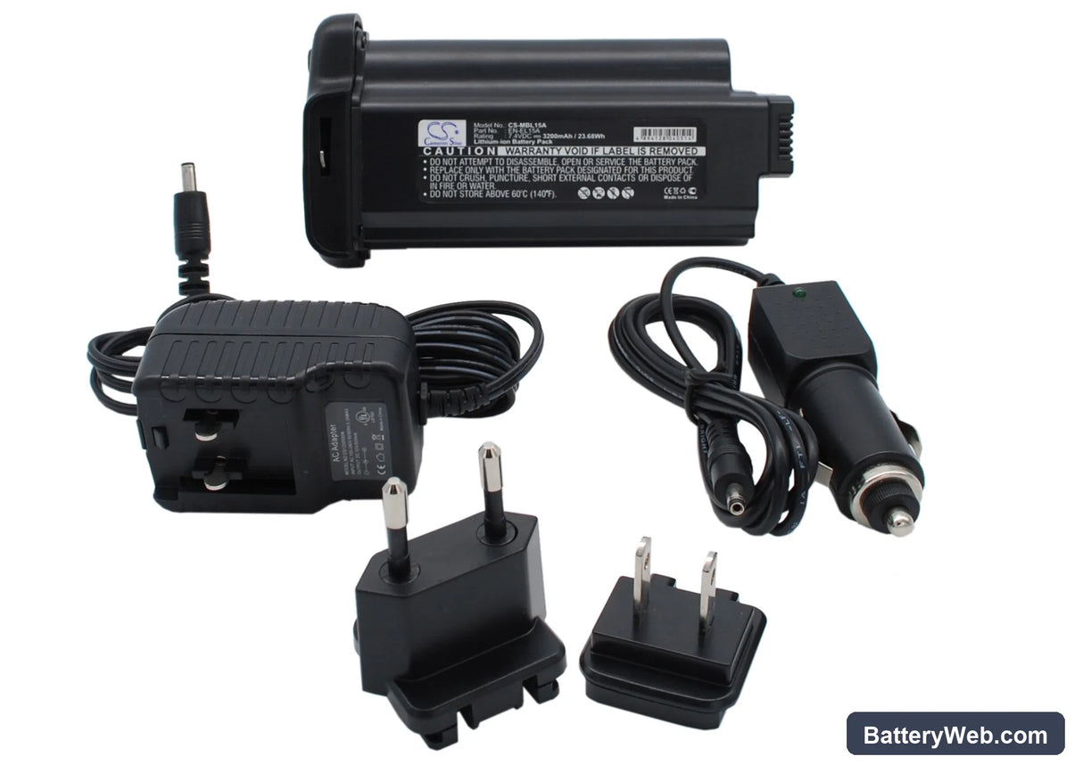 NiKon D7000 Replacement Battery, 7.4V, 3200mAh, Li-ion 6