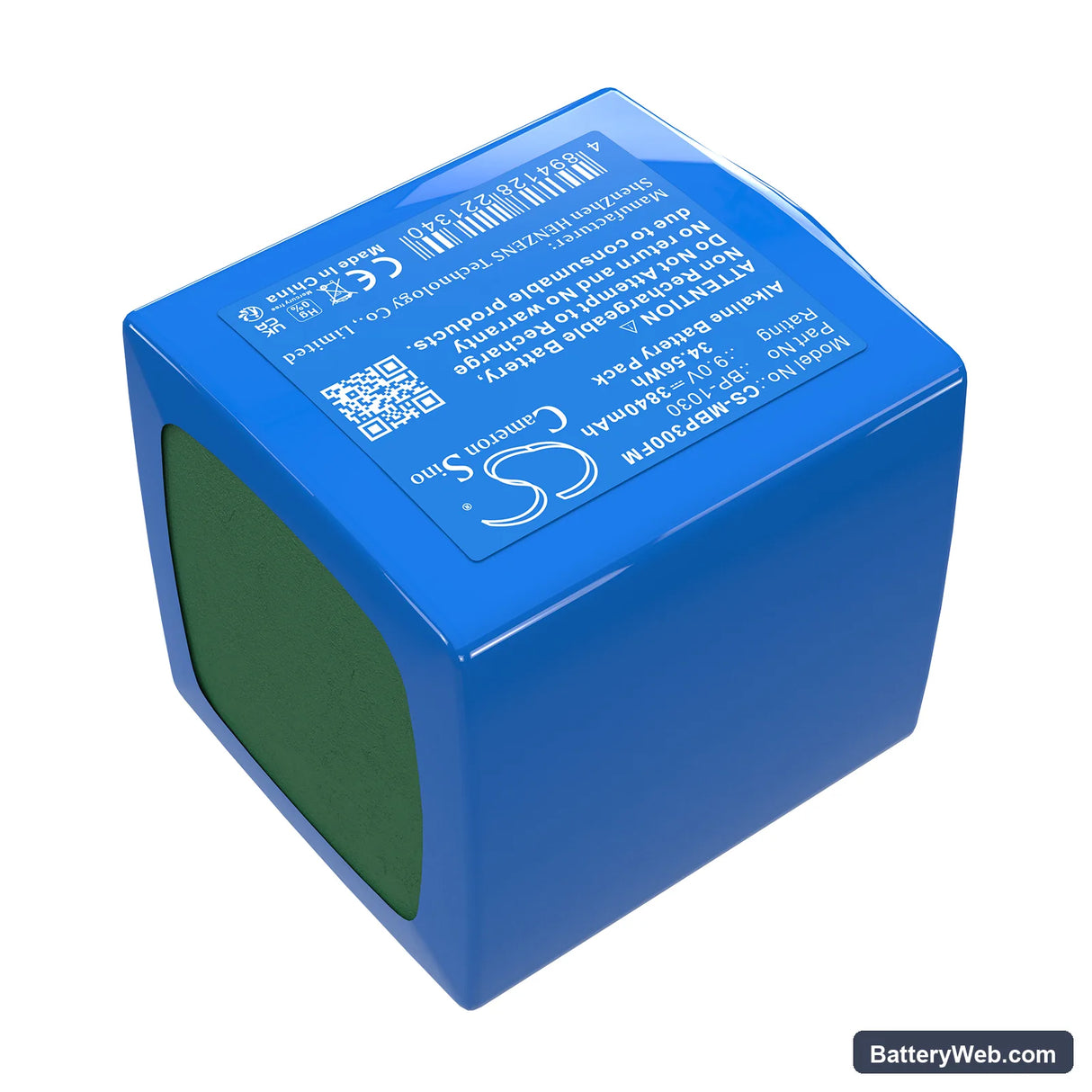 Merl Pointer 3000 ELT Emergency Locator Replacement Battery, 9V, 3840mAh, Alkaline 2