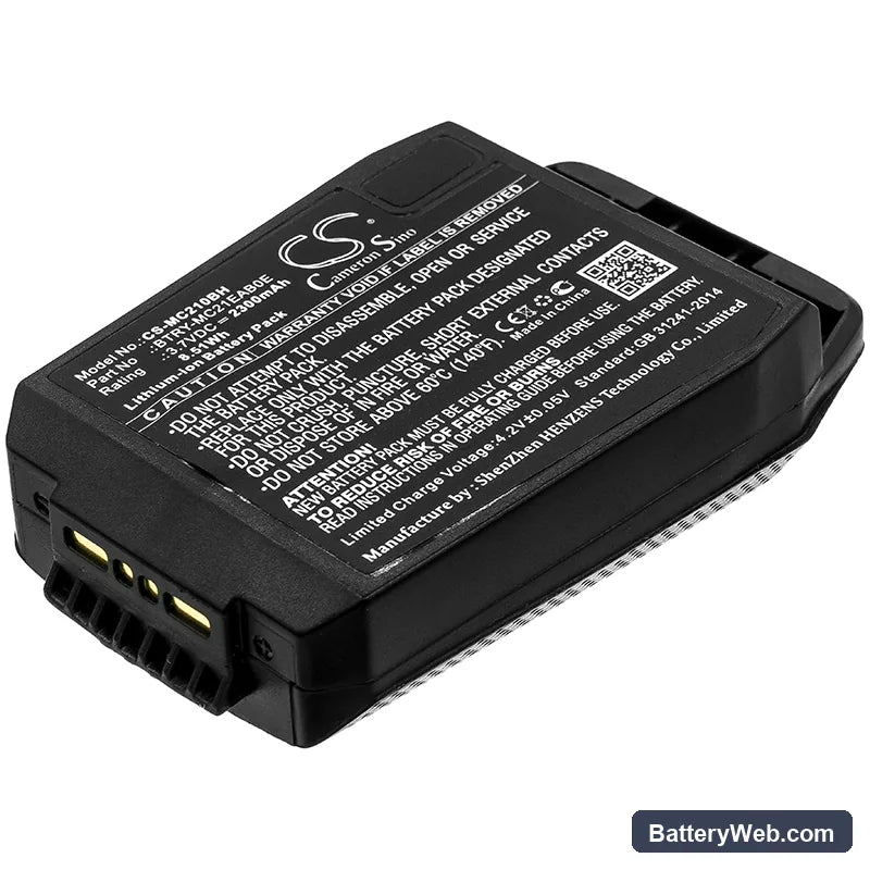 Motorola MC21 Replacement Battery, 3.7V, 2300mAh, Li-ion 1