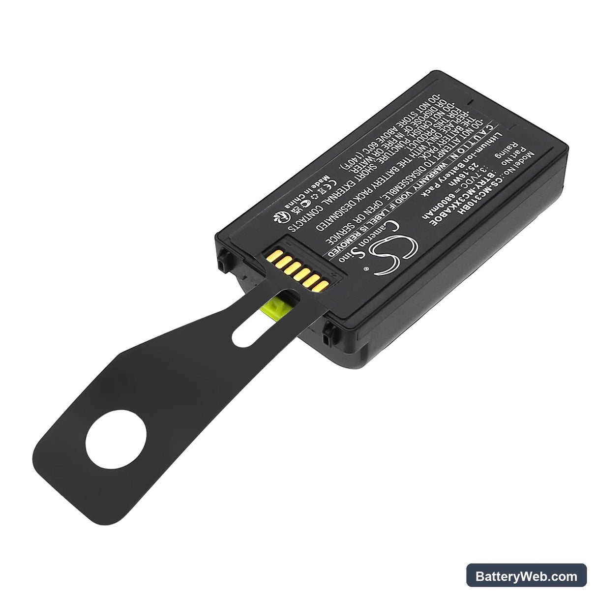 Symbol MC3100 Replacement Battery, 3.7V, 6800mAh, Li-ion 2