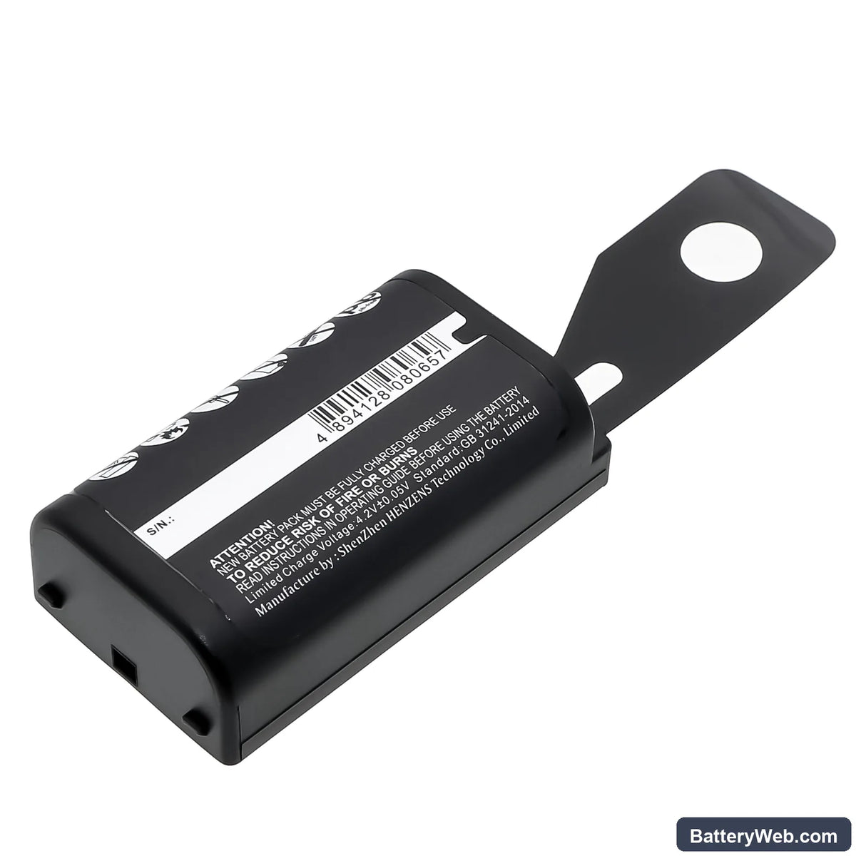 Zebra Replacement Battery, 3.7V, 4400mAh, Li-ion 4
