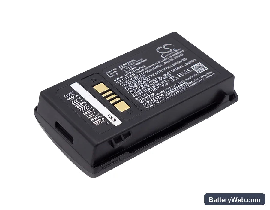 Motorola MC3200 Replacement Battery, 3.7V, 4800mAh, Li-ion 1