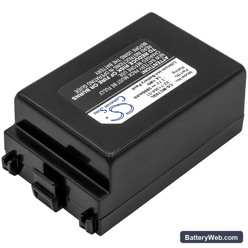 Symbol Replacement Battery, 3.7V, 3800mAh, Li-ion 2