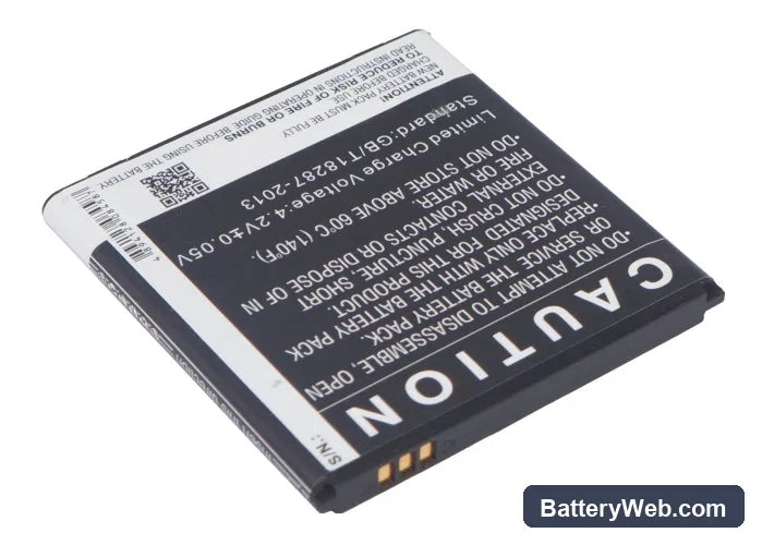 Mobistel Cynus F4 Replacement Battery, 3.7V, 1500mAh, Li-ion 4