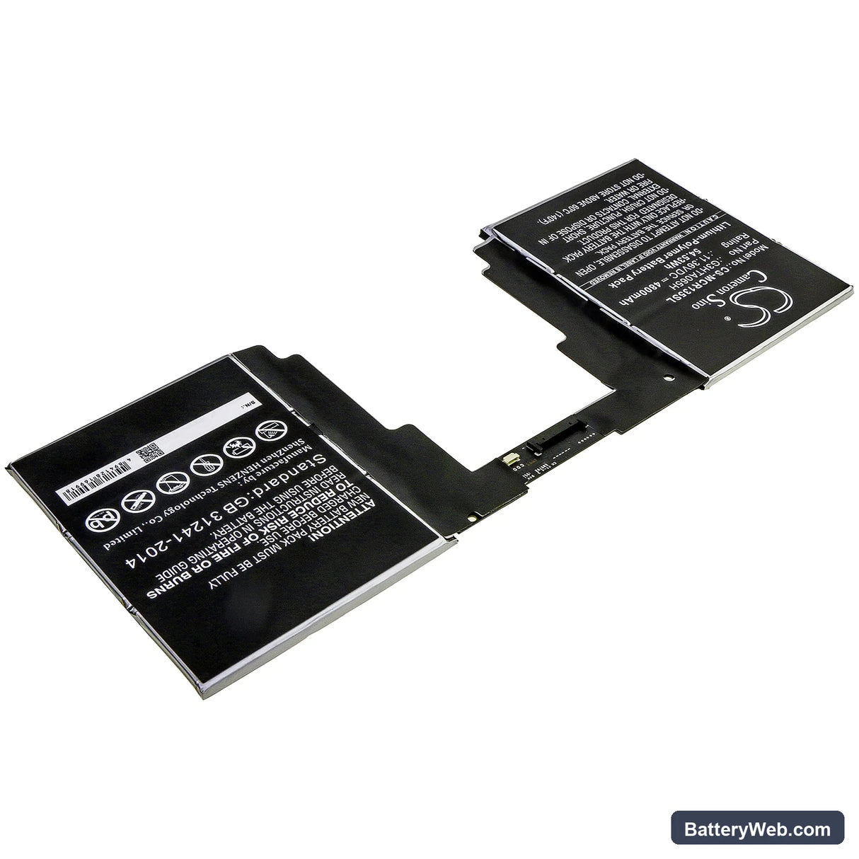Microsoft Surface Book 3 13.5 Keyboard Replacement Battery, 11.36V, 4800mAh, Li-Polymer 2