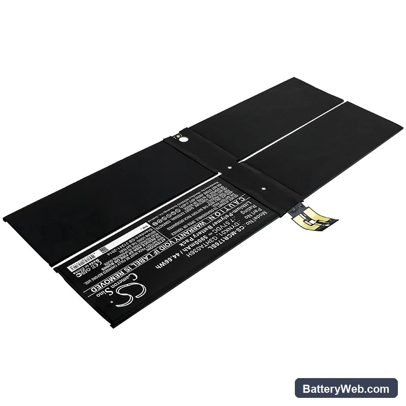 Microsoft Surface 1769 Replacement Battery, 7.57V, 5900mAh, Li-Polymer 2