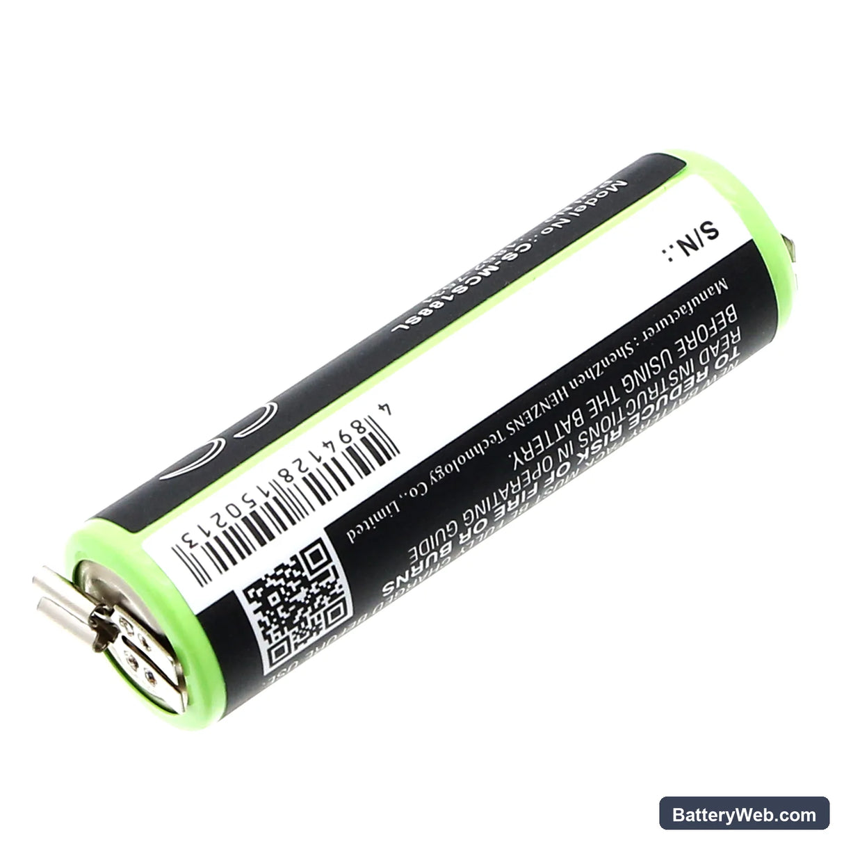 Wella Xpert HS50 Replacement Battery, 1.2V, 2000mAh, Ni-MH 2