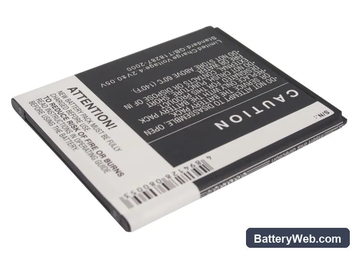 MyPhone A919i Dual Replacement Battery, 3.7V, 1700mAh, Li-ion 3