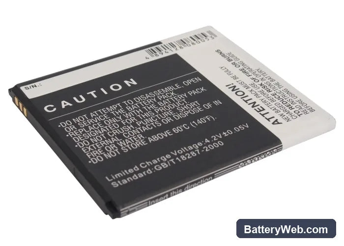 MyPhone A919i Dual Replacement Battery, 3.7V, 1700mAh, Li-ion 4