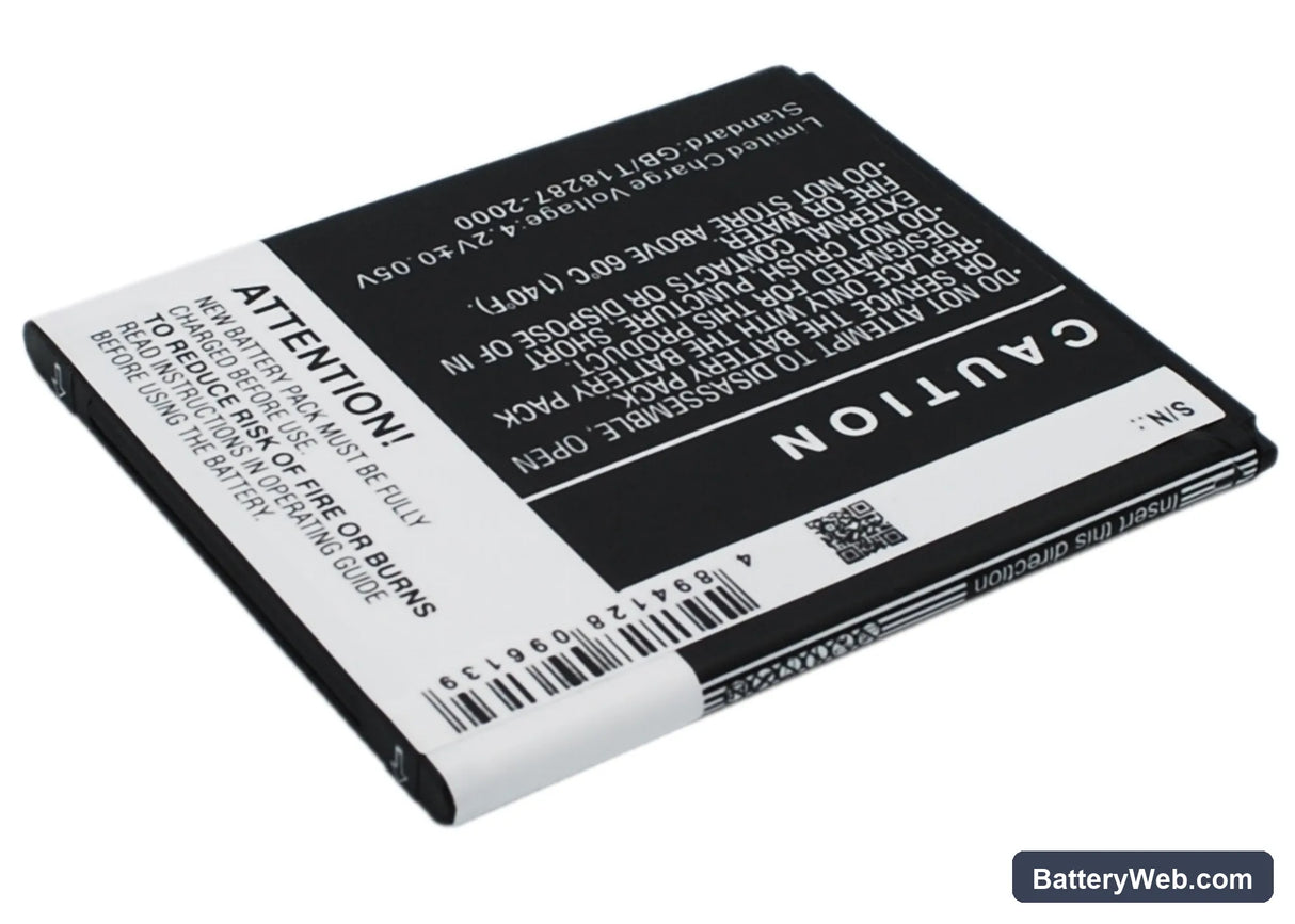 Mobistel Cynus T5 Replacement Battery, 3.7V, 2000mAh, Li-ion 5