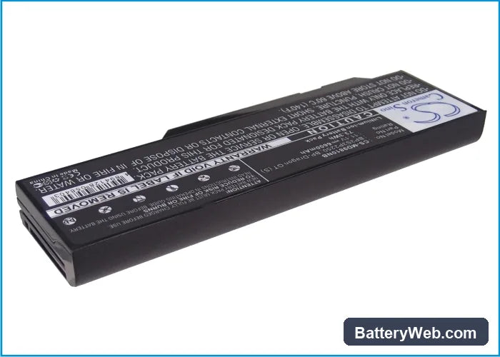 Packard Bell EasyNote W1000 Replacement Battery, 11.1V, 6600mAh, Li-ion 2