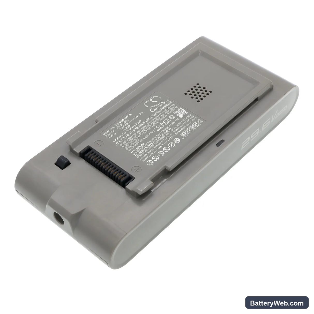 Midea F30 Replacement Battery, 29.6V, 2500mAh, Li-ion 1