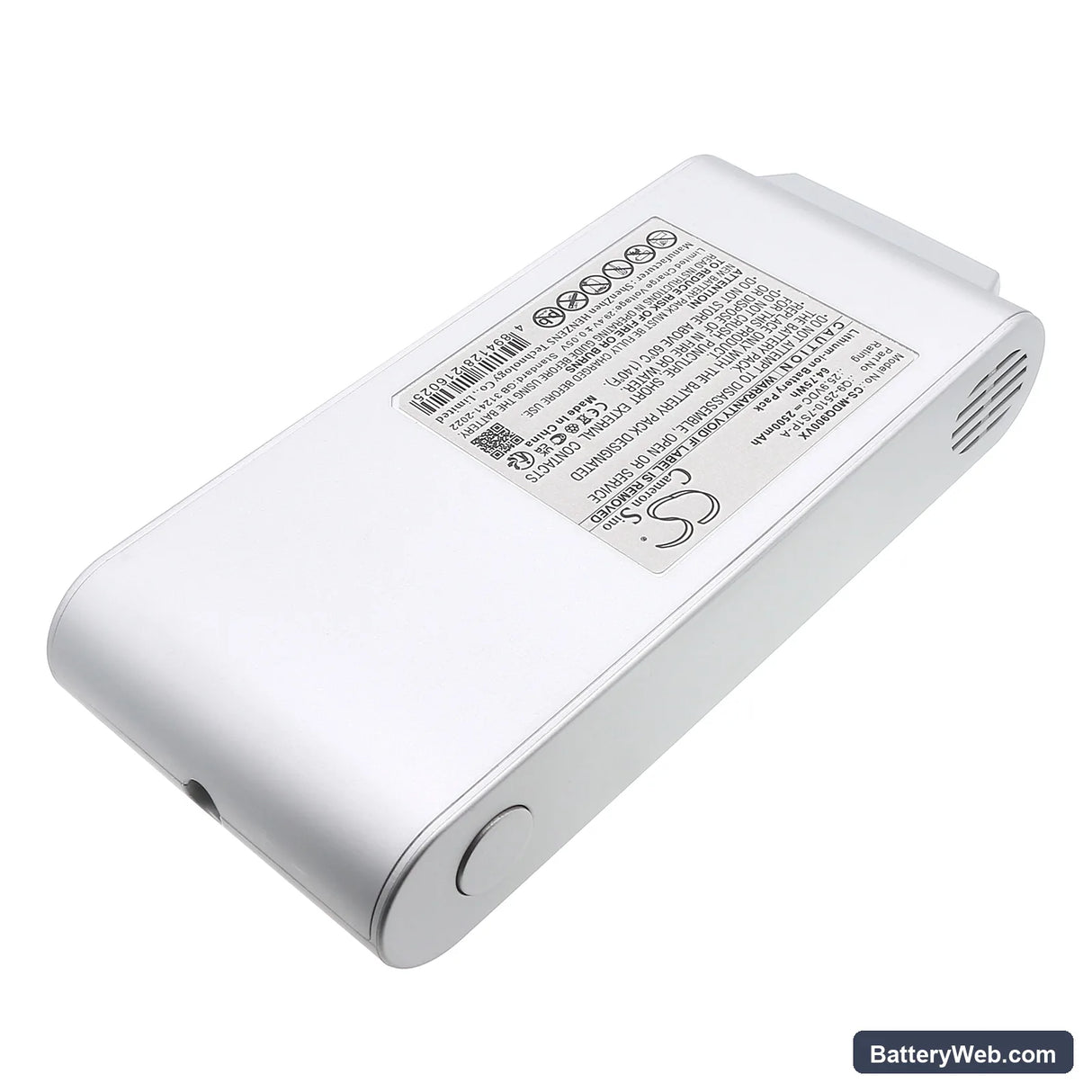 Midea Q9 Station Replacement Battery, 25.9V, 2500mAh, Li-ion 4
