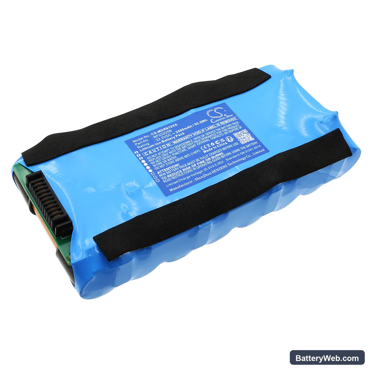 Eureka NEW400 Wet/Dry Cordless Mop Vacuum Cleaner Replacement Battery, 22.2V, 2500mAh, Li-ion 1