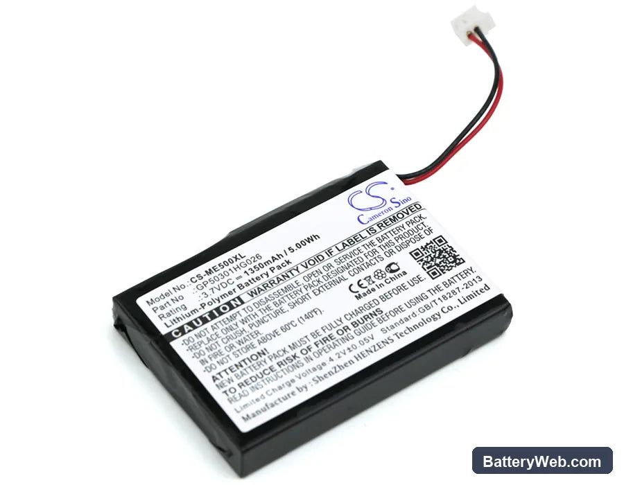 SkyGolf SG1 Replacement Battery, 3.7V, 1350mAh, Li-Polymer 1