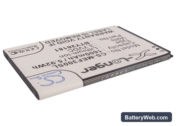 Mobistel Cynus F3 Replacement Battery, 3.7V, 1600mAh, Li-ion 2