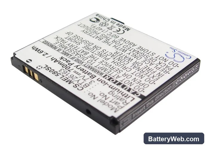 Emporia Elson EL580 Replacement Battery, 3.7V, 700mAh, Li-ion 1