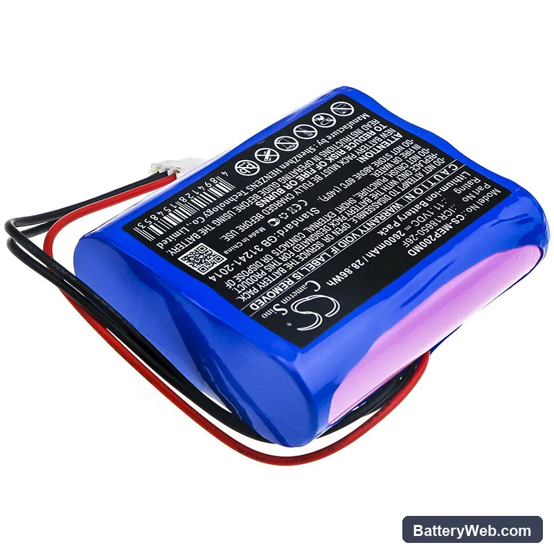 Medical Econet Compact 2 Replacement Battery, 11.1V, 2600mAh, Li-ion 2