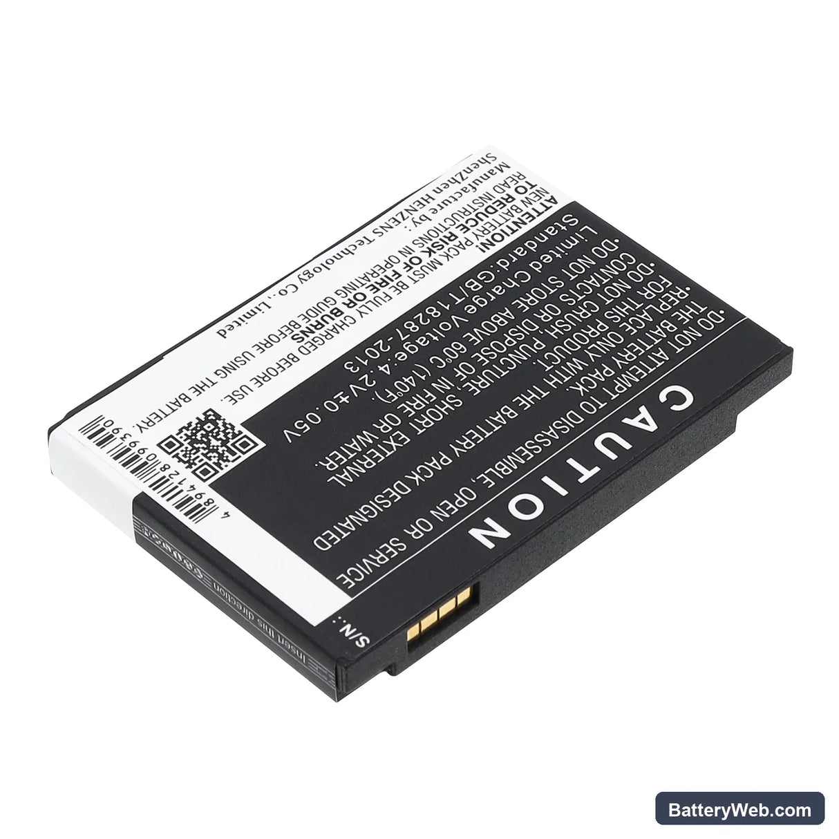 Novatel Wireless MiFi2200 Replacement Battery, 3.7V, 1250mAh, Li-ion 3