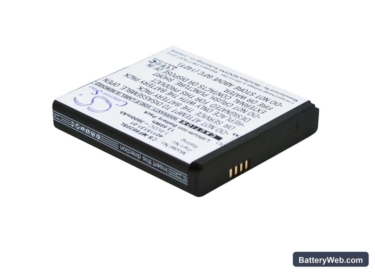 Novatel Wireless MiFi 6620L Replacement Battery, 3.8V, 3600mAh, Li-ion 2