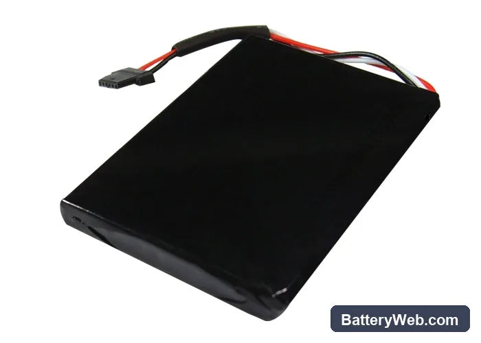 Mitac Mio Moov S500 Replacement Battery, 3.7V, 1100mAh, Li-ion 3