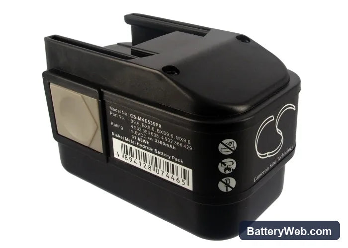 AEG 2000 Replacement Battery, 9.6V, 3300mAh, Ni-MH 1