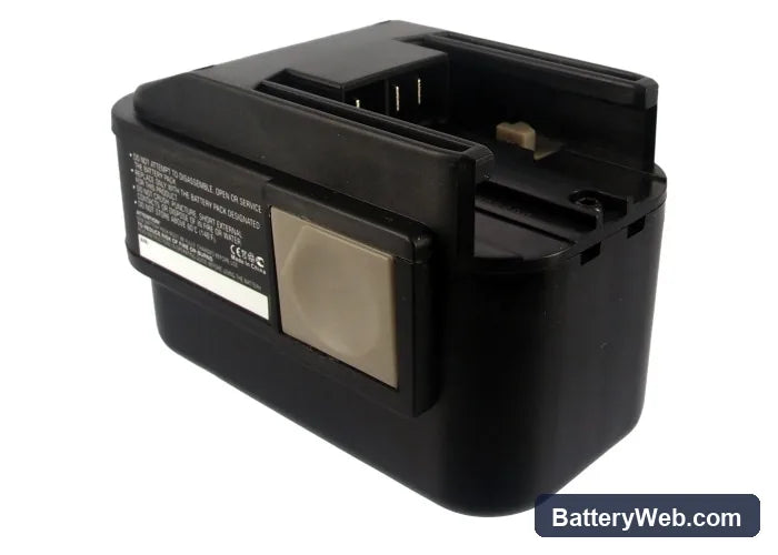 AEG 2000 Replacement Battery, 9.6V, 3300mAh, Ni-MH 3