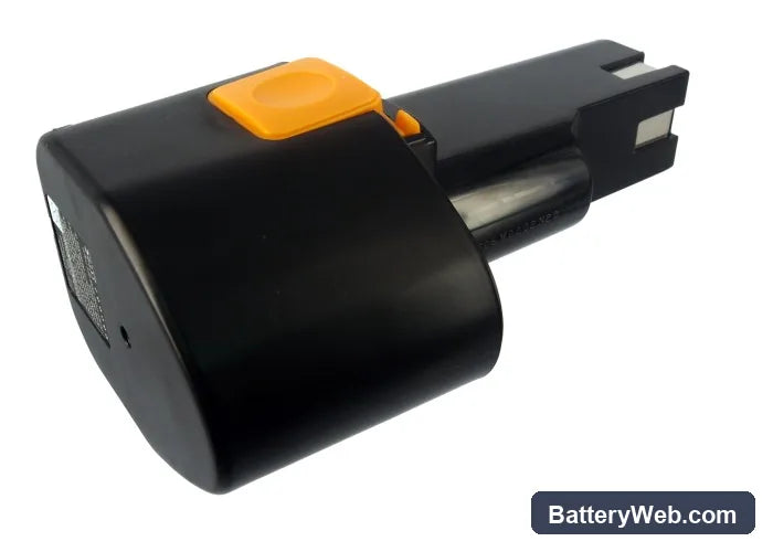 Milwaukee 0210-1 Replacement Battery, 9.6V, 2100mAh, Ni-MH 3