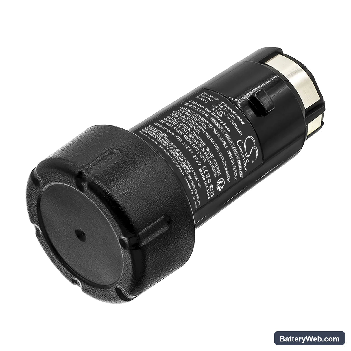 Milwaukee 2102-22 M4™ 1/4" Hex Screwdriver Replacement Battery, 4V, 2000mAh, Li-ion 1