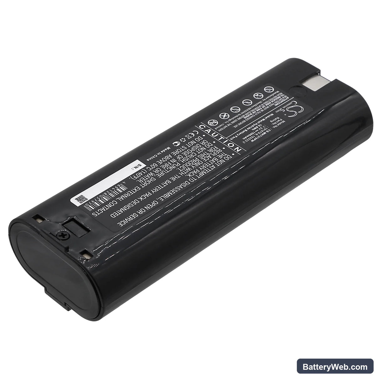 Makita 3700D Replacement Battery, 7.2V, 1500mAh, Ni-MH 2