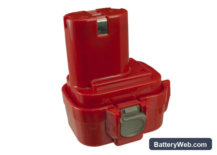 Makita 6207D Replacement Battery, 9.6V, 3000mAh, Ni-MH 3