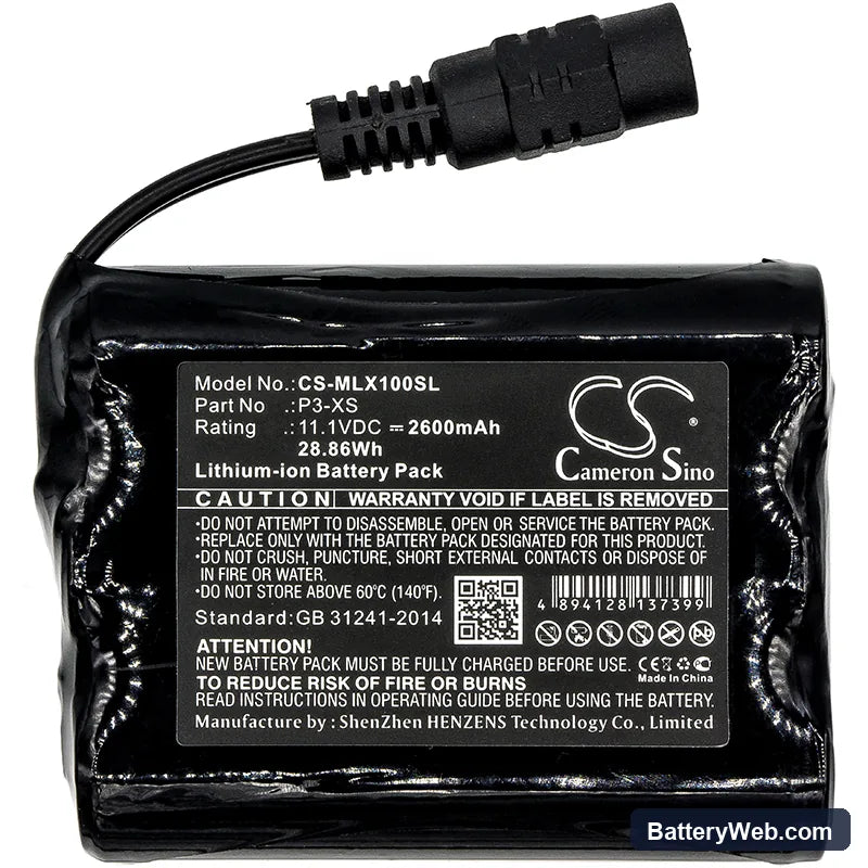 Minelab Sovereign XS Replacement Battery, 11.1V, 2600mAh, Li-ion 3