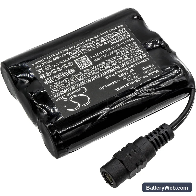 Minelab Sovereign XS Replacement Battery, 11.1V, 3400mAh, Li-ion 2