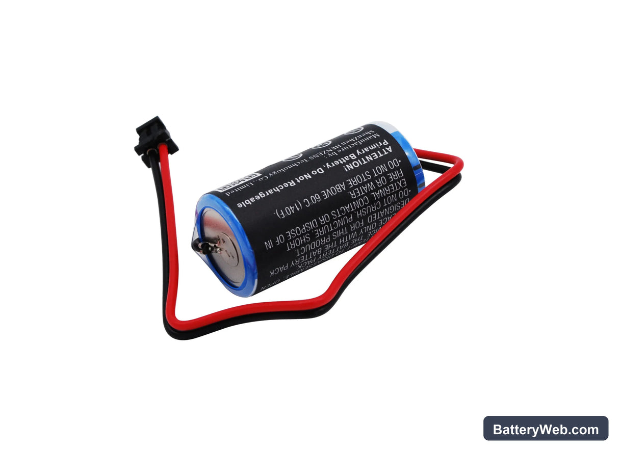 Mitsubishi Q02CPU Replacement Battery, 3V, 1700mAh, Li-MnO2 3