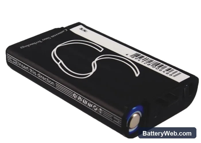 Motorola T180 Replacement Battery, 3.6V, 850mAh, Ni-MH 3
