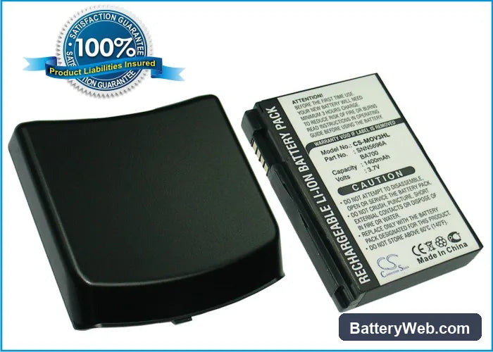 Motorola V3 Replacement Battery, 3.7V, 1400mAh, Li-ion 1