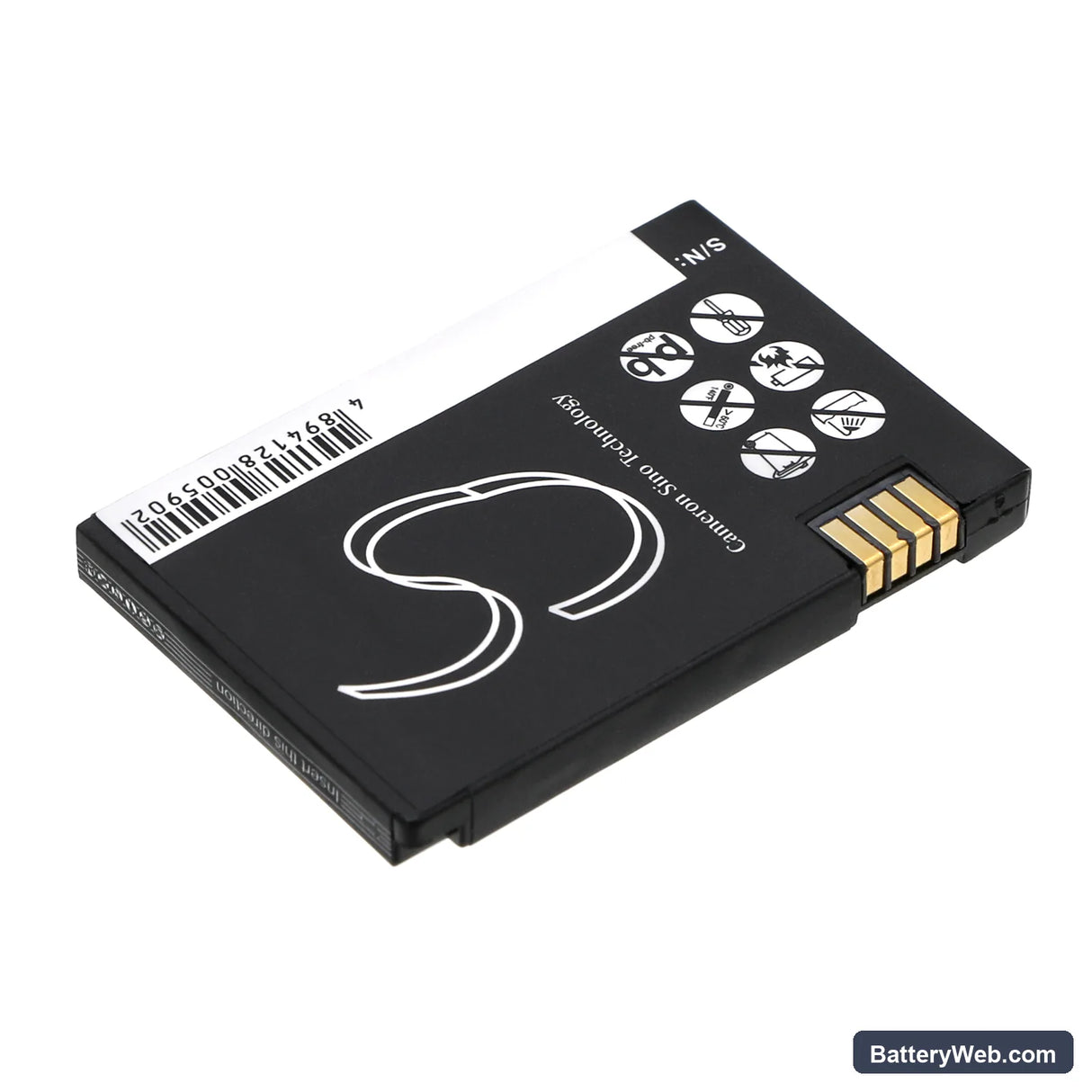 Motorola PEBL U6 Replacement Battery, 3.7V, 710mAh, Li-ion 3