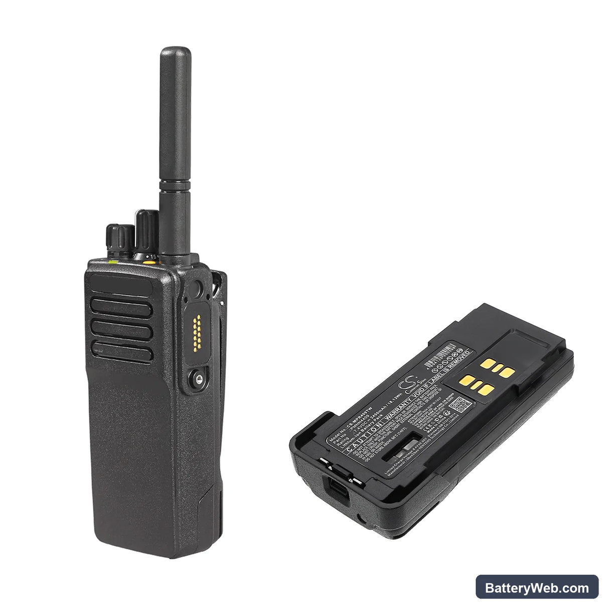 Motorola XPR7350 Replacement Battery, 7.4V, 2450mAh, Li-ion 6