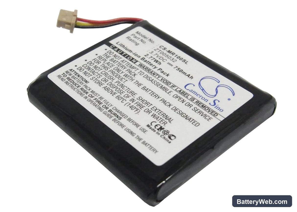 Olympus mrobe MR-100 Replacement Battery, 3.7V, 750mAh, Li-ion 1